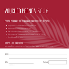 Load image into Gallery viewer, Gift Voucher 500€