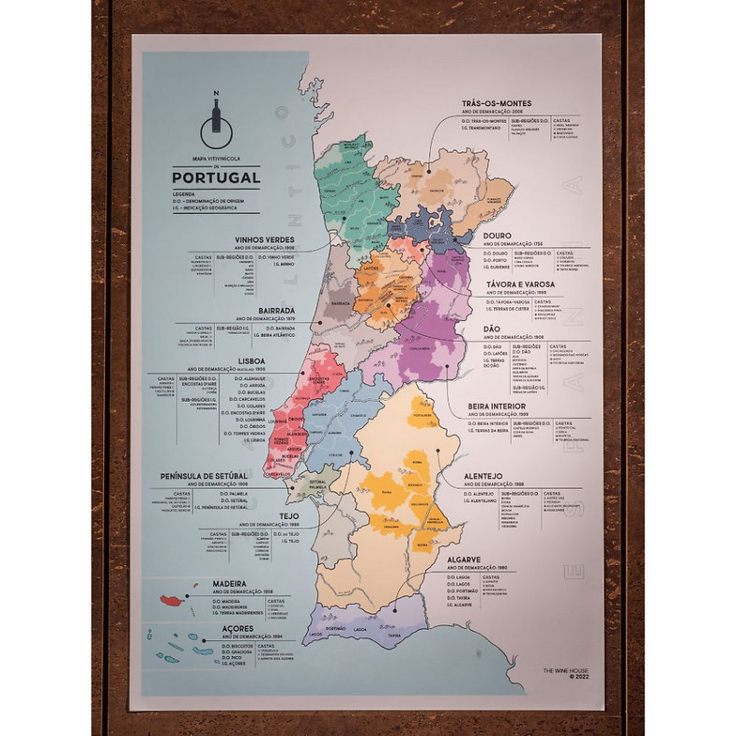 Viticultural Map of Portugal